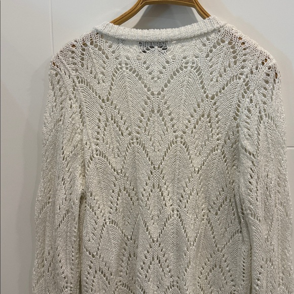 Cyrus Cream Knit Cardigan size XL - Picture 9 of 9